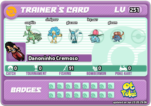 Danoninho Cremoso Card otPokemon.com