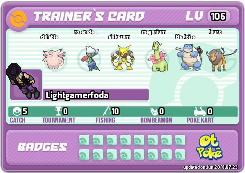 Lightgamerfoda Card otPokemon.com