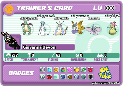 Giovanna Devon Card otPokemon.com