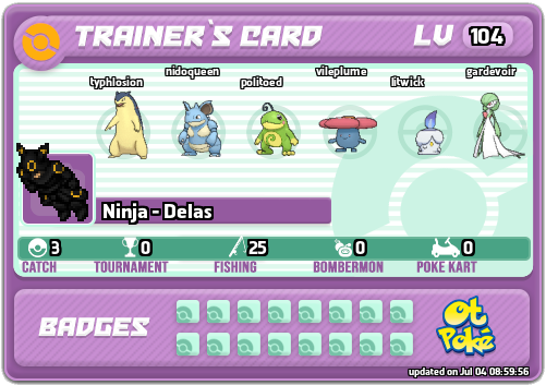Ninja - Delas Card otPokemon.com