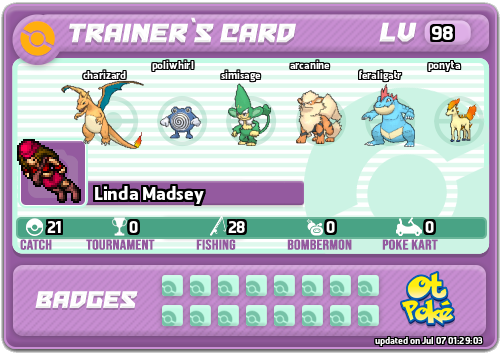 Linda Madsey Card otPokemon.com