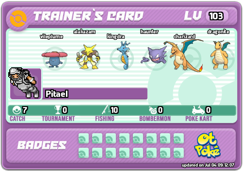 Pitael Card otPokemon.com