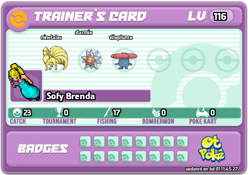 Sofy Brenda Card otPokemon.com