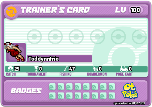 Toddynnfrio Card otPokemon.com