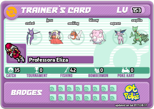 Professora Eliza Card otPokemon.com