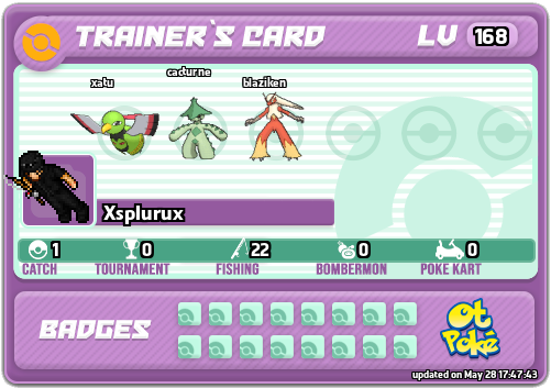 Xsplurux Card otPokemon.com