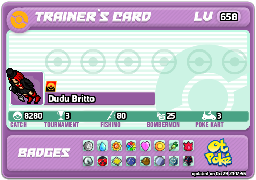 Dudu Britto Card otPokemon.com