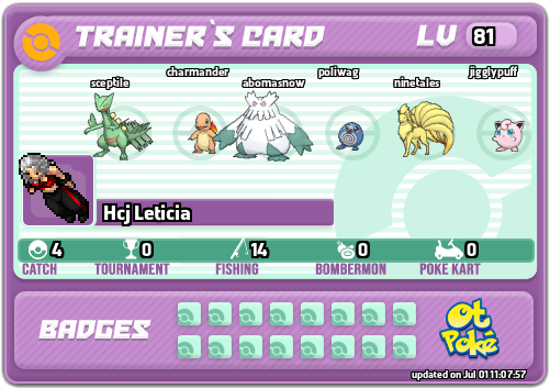 Hcj Leticia Card otPokemon.com