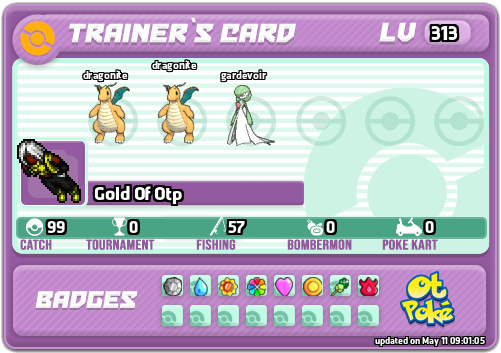 Gold Of Otp Card otPokemon.com