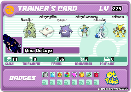 Mina Do Luyz Card otPokemon.com
