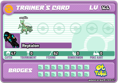Reptalon Card otPokemon.com