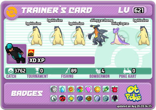 XD XP Card otPokemon.com