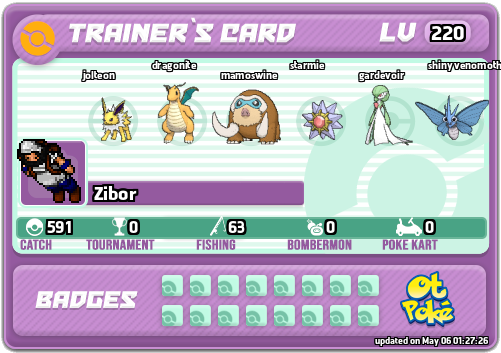 Zibor Card otPokemon.com