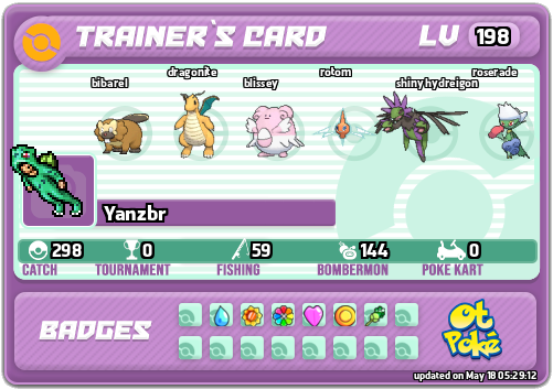 Yanzbr Card otPokemon.com