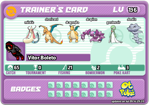 Vitor Boleto Card otPokemon.com
