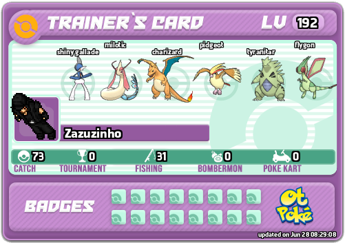 Zazuzinho Card otPokemon.com