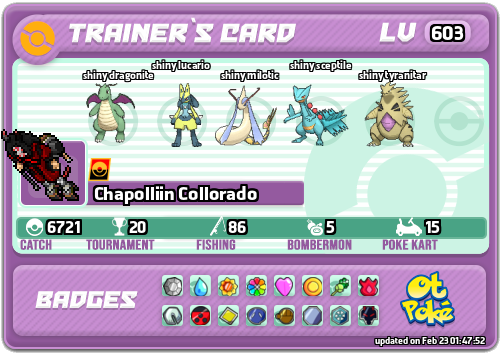 Chapolliin Collorado Card otPokemon.com