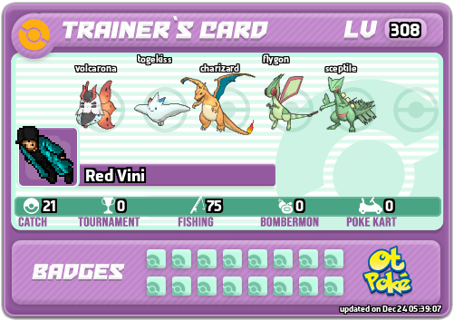 Red Vini Card otPokemon.com