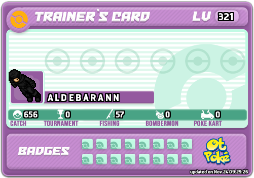 A L D E B A R A N N Card otPokemon.com