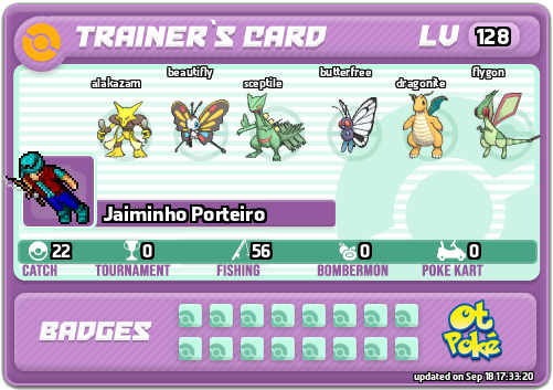 Jaiminho Porteiro Card otPokemon.com