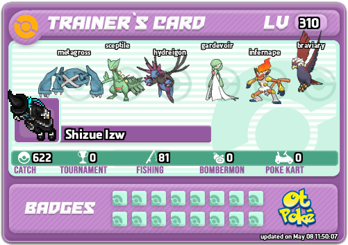 Shizue Izw Card otPokemon.com