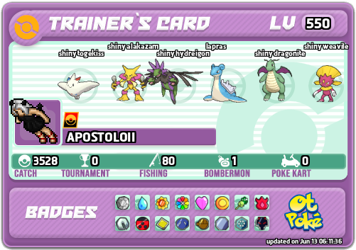 APOSTOLOII Card otPokemon.com