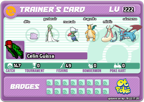 Celin Guissa Card otPokemon.com