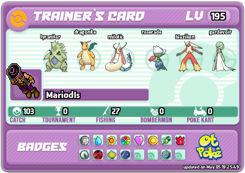 Mariodls Card otPokemon.com