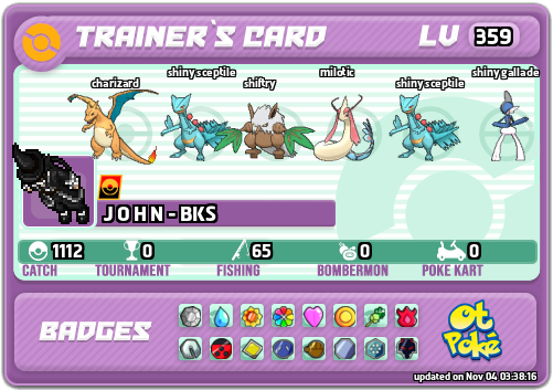 J O H N - BKS Card otPokemon.com