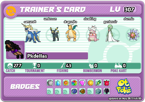 Pkdellas Card otPokemon.com