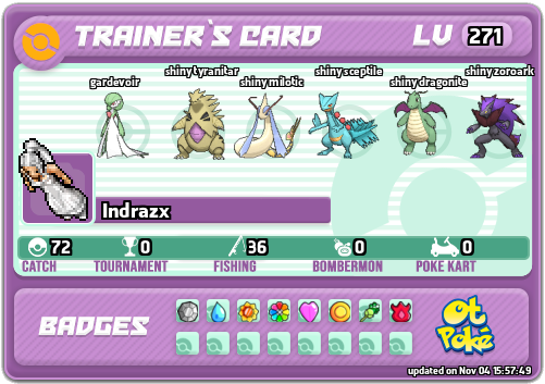 Indrazx Card otPokemon.com