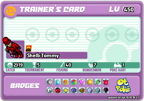 Shelb Tommy Card otPokemon.com