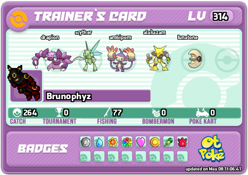 Brunophyz Card otPokemon.com