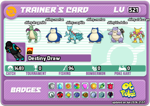 Destiny Draw Card otPokemon.com