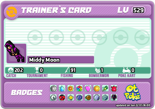 Middy Moon Card otPokemon.com