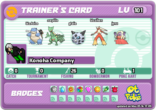Konoha Company Card otPokemon.com