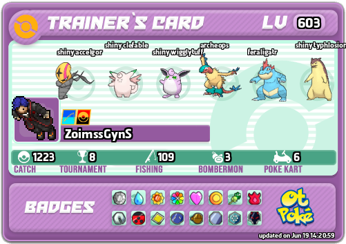 ZoimssGynS Card otPokemon.com
