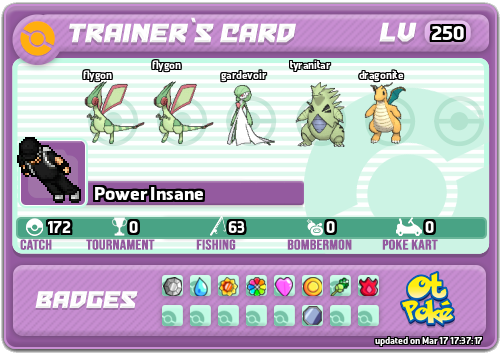 Power Insane Card otPokemon.com