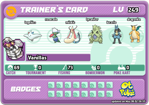 Vanillas Card otPokemon.com