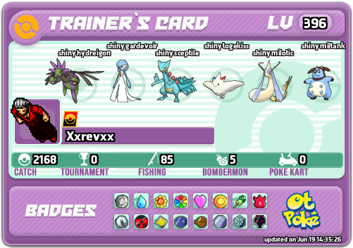 Xxrevxx Card otPokemon.com
