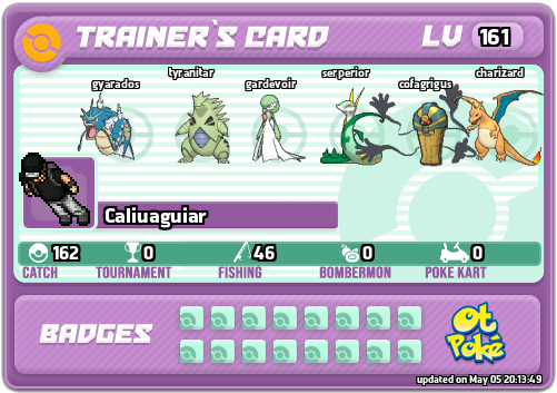 Caliuaguiar Card otPokemon.com