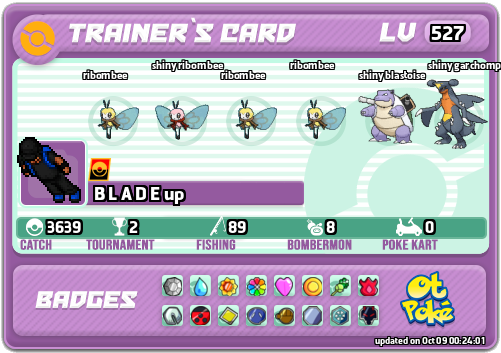 B L A D E up Card otPokemon.com