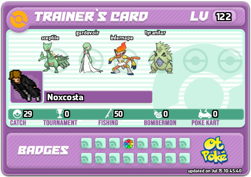 Noxcosta Card otPokemon.com