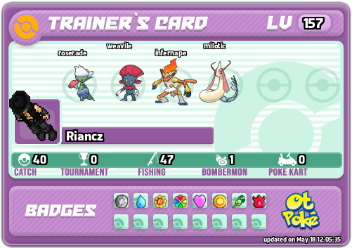 Riancz Card otPokemon.com