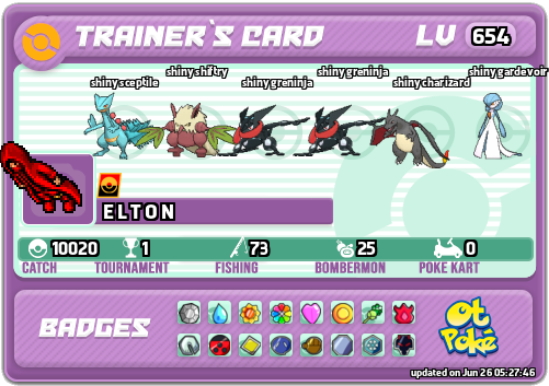 E L T O N Card otPokemon.com
