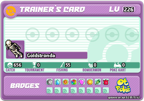 Goldstronda Card otPokemon.com