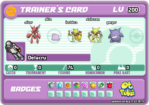 Delacru Card otPokemon.com