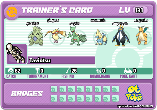 Taviotsu Card otPokemon.com