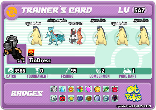 TioDress Card otPokemon.com