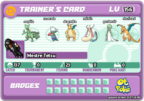 Mestre Tetsu Card otPokemon.com